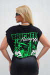 WOMAN'S CROP B1 BRICKELL RACING TEE