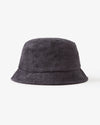 TERRY CLOTH MONOGRAM BUCKET HAT
