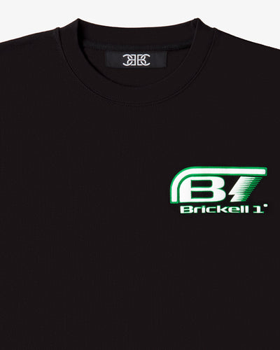 WOMAN'S CROP B1 BRICKELL RACING TEE