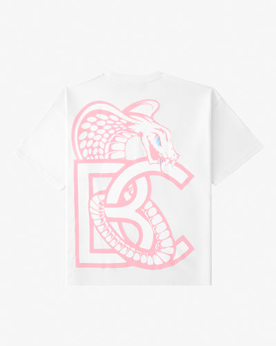 BRICKELL COBRA LOGO TEE CRÉME