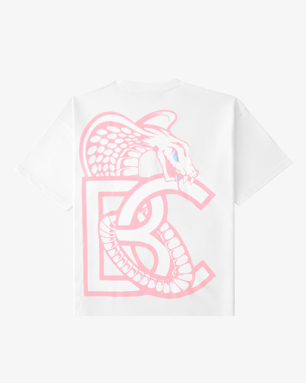 BRICKELL COBRA LOGO TEE CRÉME
