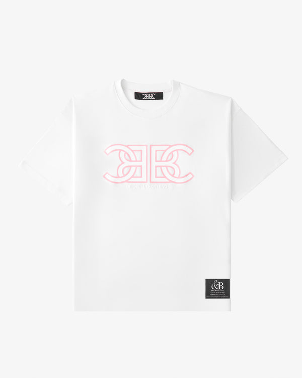 BRICKELL COBRA LOGO TEE CRÉME