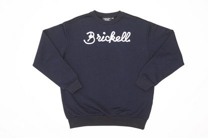 NAVY BLUE BRICKELL YACHT MARINE SWEATSHIRT