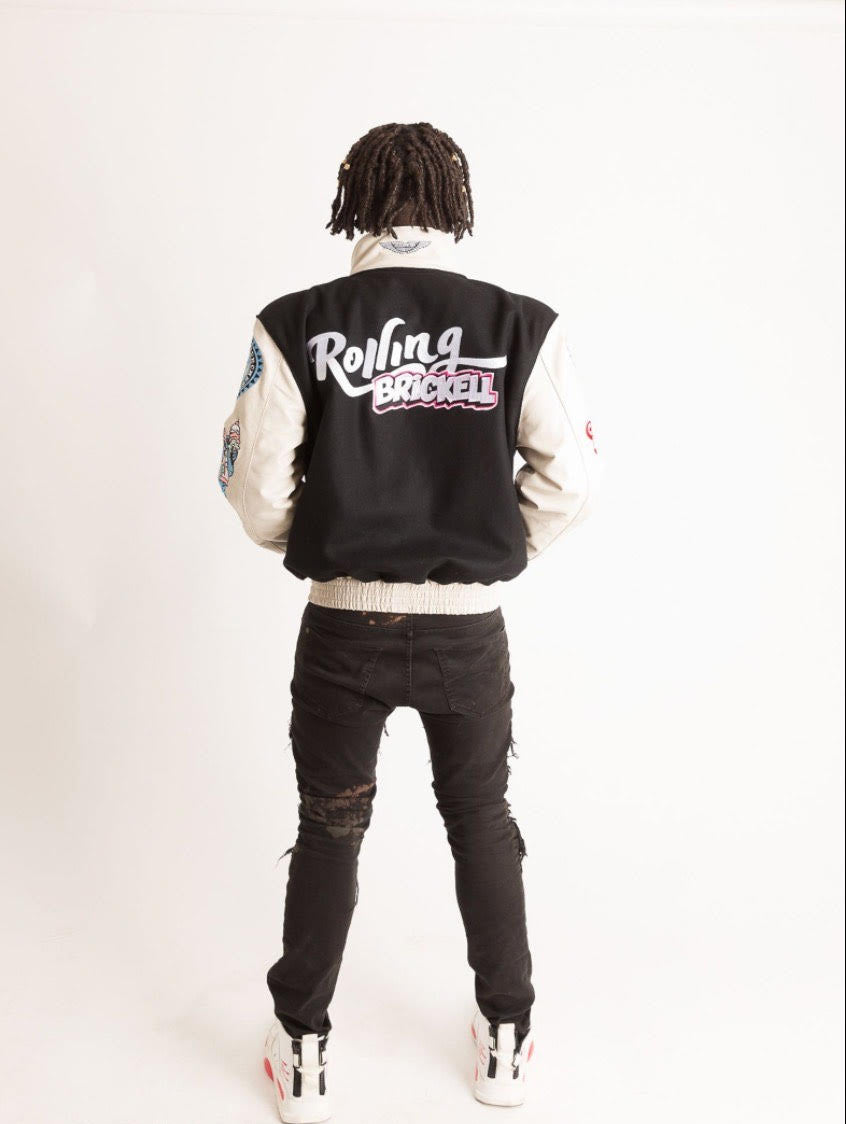 BRICKELL X HAMILTON VARISTY LETTERMAN JACKET